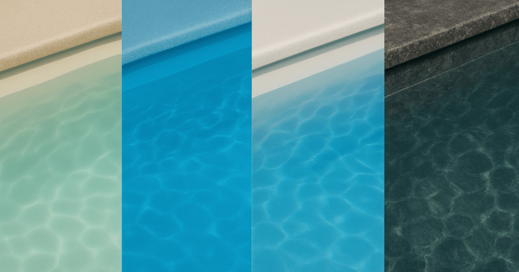 Farben & Wassereffekte der beliebtesten Poolfolien