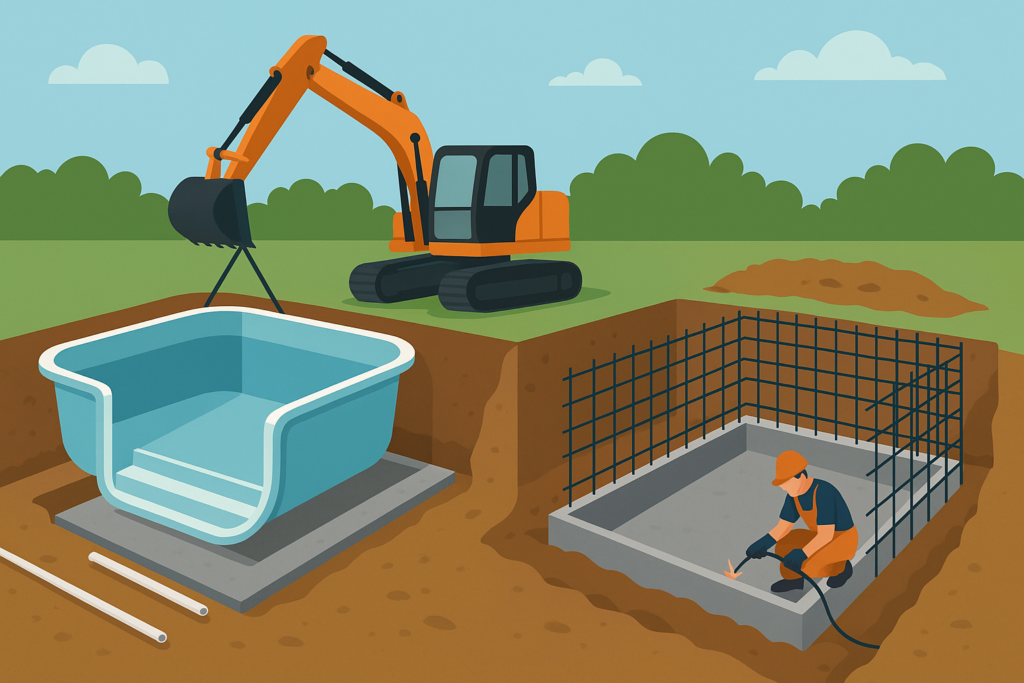 Pool selber bauen in Österreich